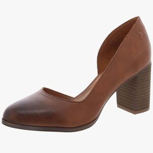 Zodiac Gracie Brown Block Heel Pumps